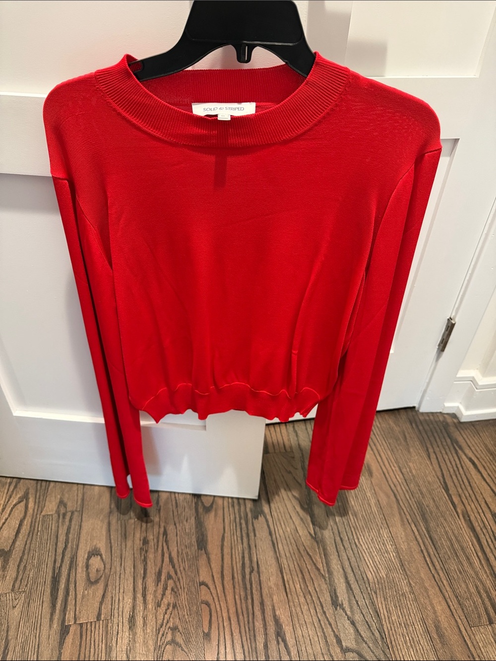 SOLID & STRIPED Babetta Sweater Apple Red